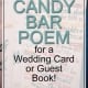 Candy Bar Poem & Wedding Song Poem