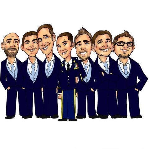 groomsmen gifts caricatures