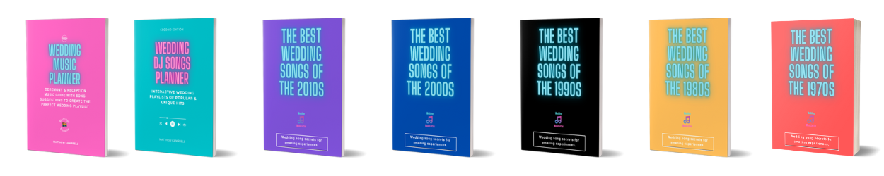 wedding music planning books bundle