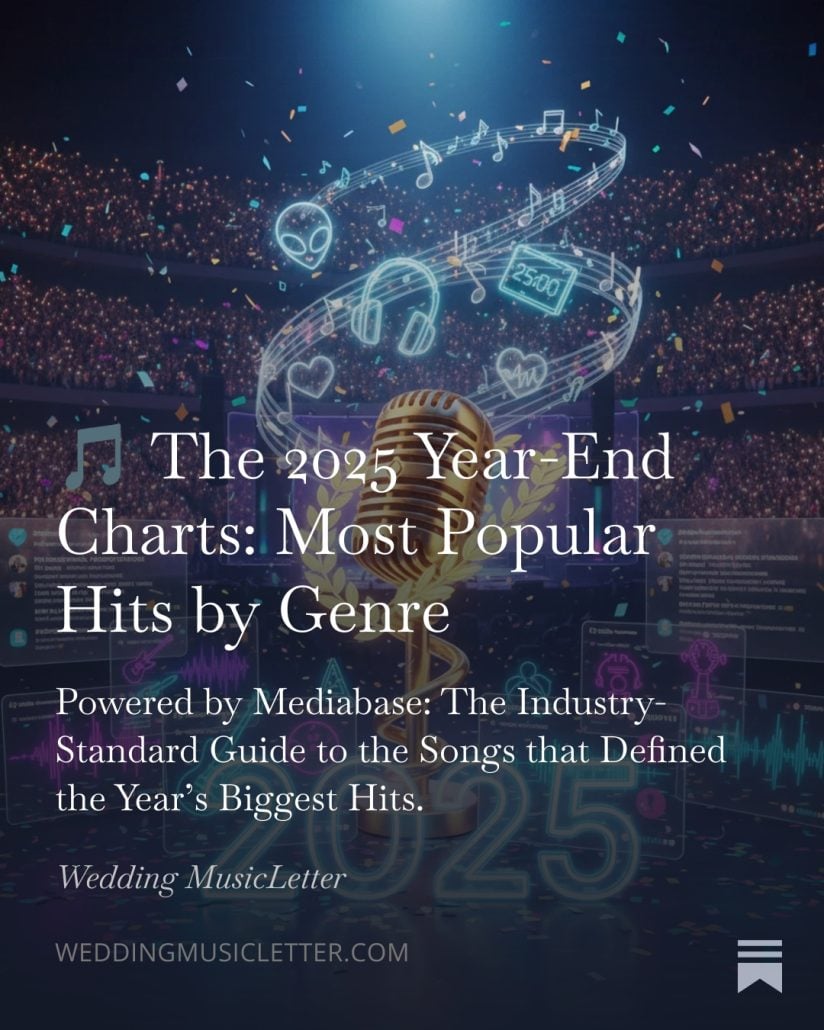 The 2025 year end charts - most popular hits by genre